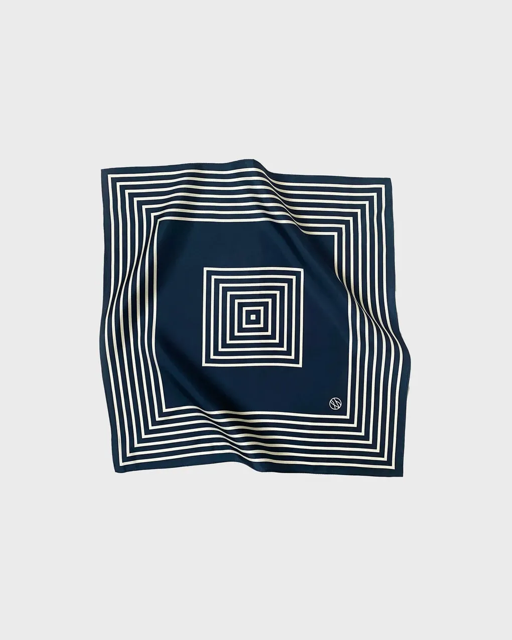 Le Scarf   Scarf No.18 Navy 50x50 Blå ONESIZE 